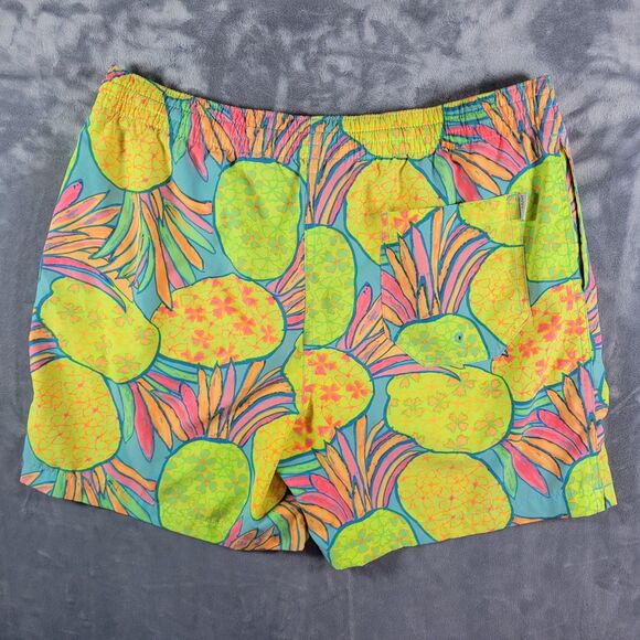 Chubbies Swim Shorts Men Size Large All Over Print‎ Pineapple - Picture 2 of 5